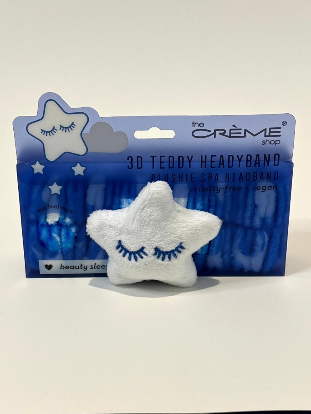 The Crème Shop Teddy Headband - Spa Headband for Skincare